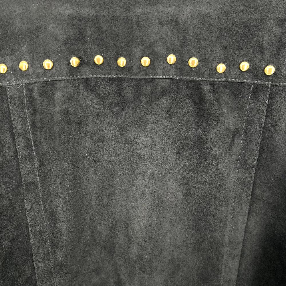 Belle + Sky Faux Suede Studded Jacket size Large - Picture 8 of 13